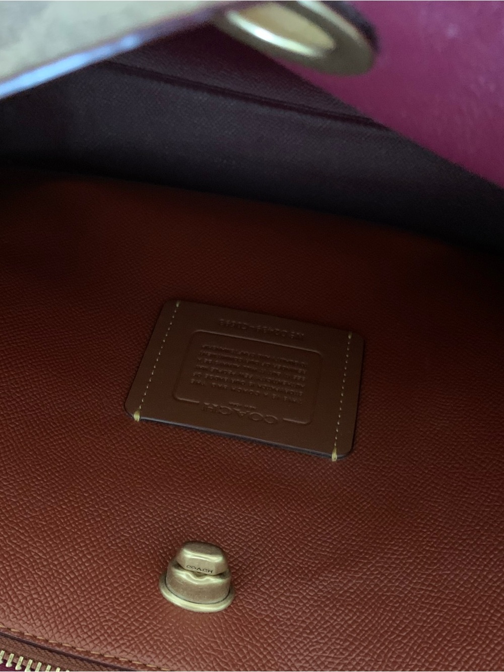 COACH Willow Tote In Signature Canvas - Picture 7 of 7
